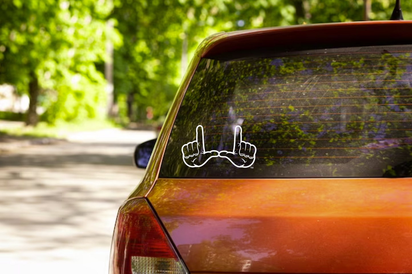 University of Utah U Hands Cut Vinyl sticker - Available in multiple sizes and colors