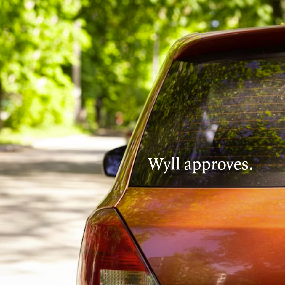Wyll Approves vinyl decal / sticker