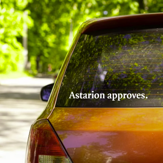 Astarion Approves vinyl decal / sticker