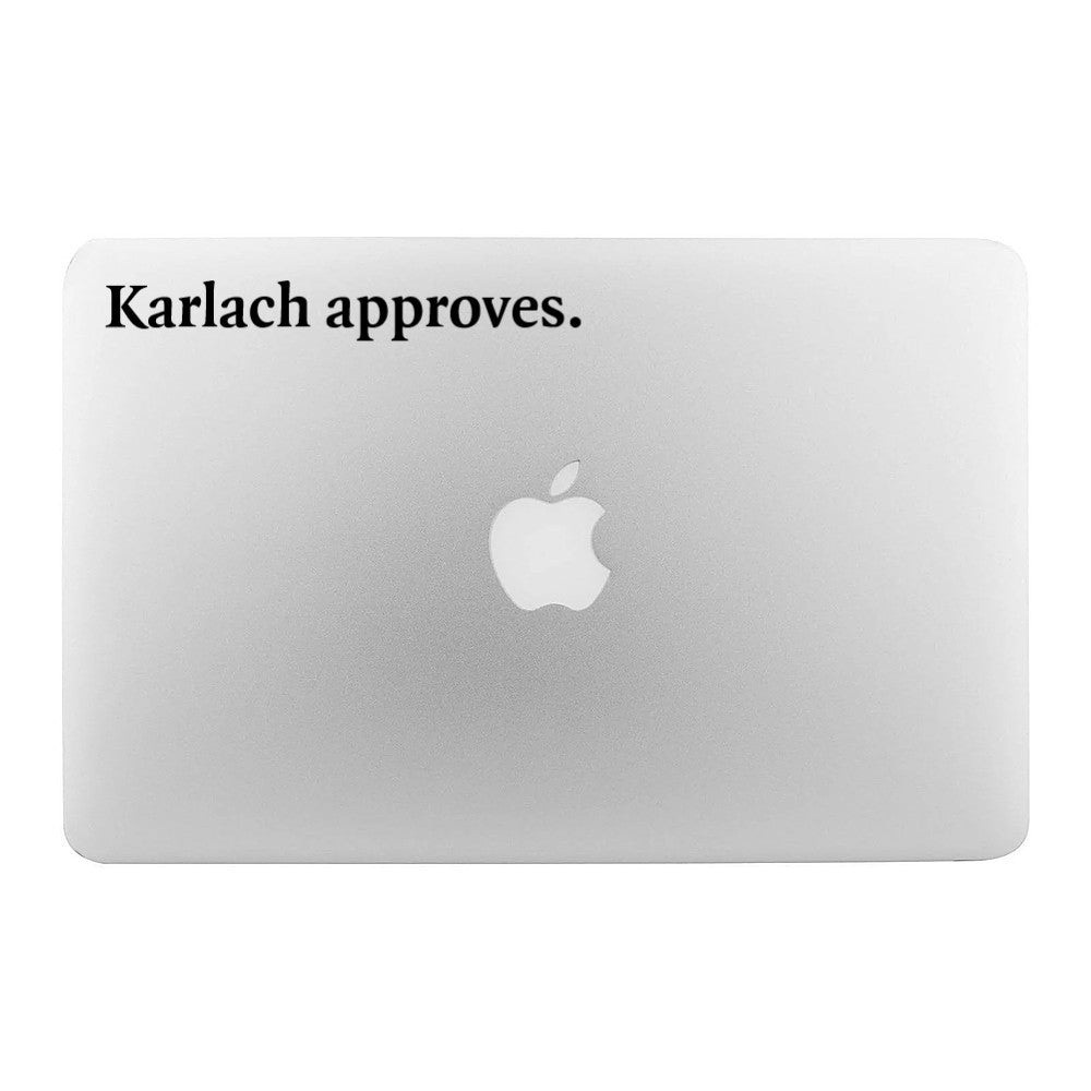 Karlach Approves vinyl decal / sticker